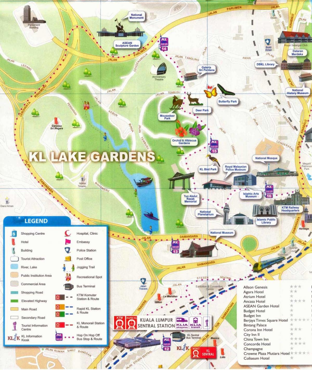 aintzira garden kuala lumpurren mapa
