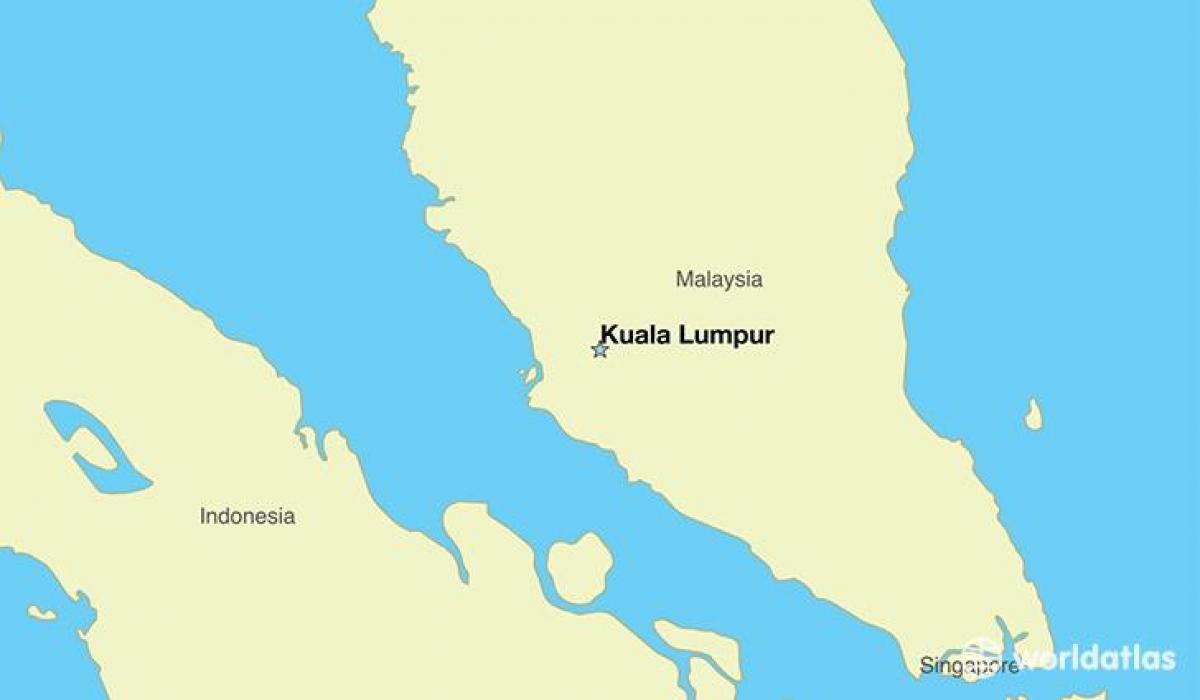 Mapa hiriburua malaysia