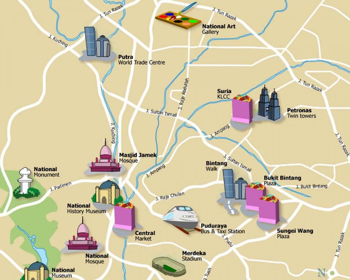 turismo mapa kl malaysia