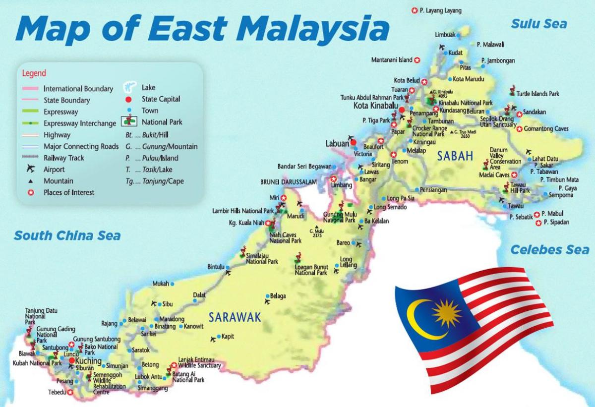aireportuak malaysia mapa