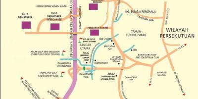 Damansara mapa kuala lumpurren