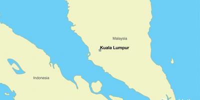 Mapa hiriburua malaysia