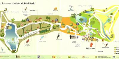 Kuala lumpurren hegazti parke mapa