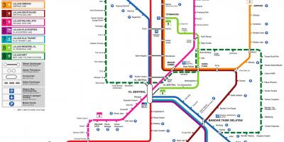 Mapa tren malaysia